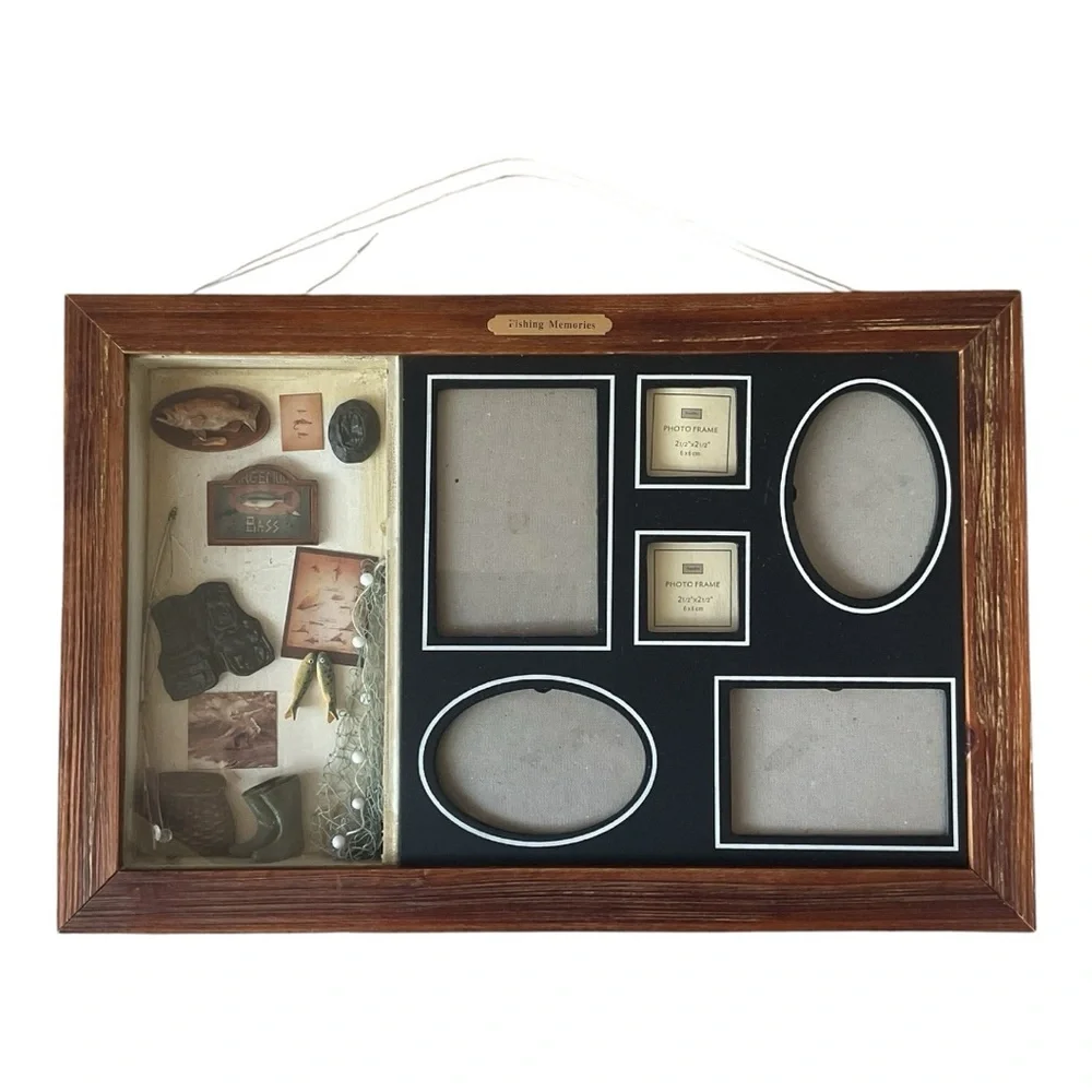 Fishing Memories Shadow Box Photo Frame